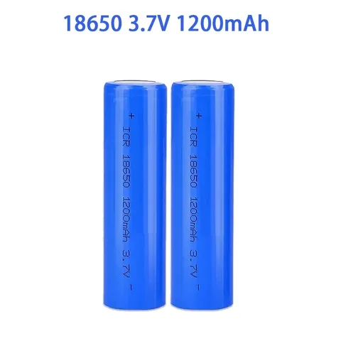 YTBNA 3.7V 18650 1200 мАч перезаряжаемая литиевая батарея