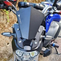 for yamaha mt07 mt 07 mt 07 fz07 2013 2014 2015 2016 2017 aluminum motorcycle bike accessories front windshield windscreen