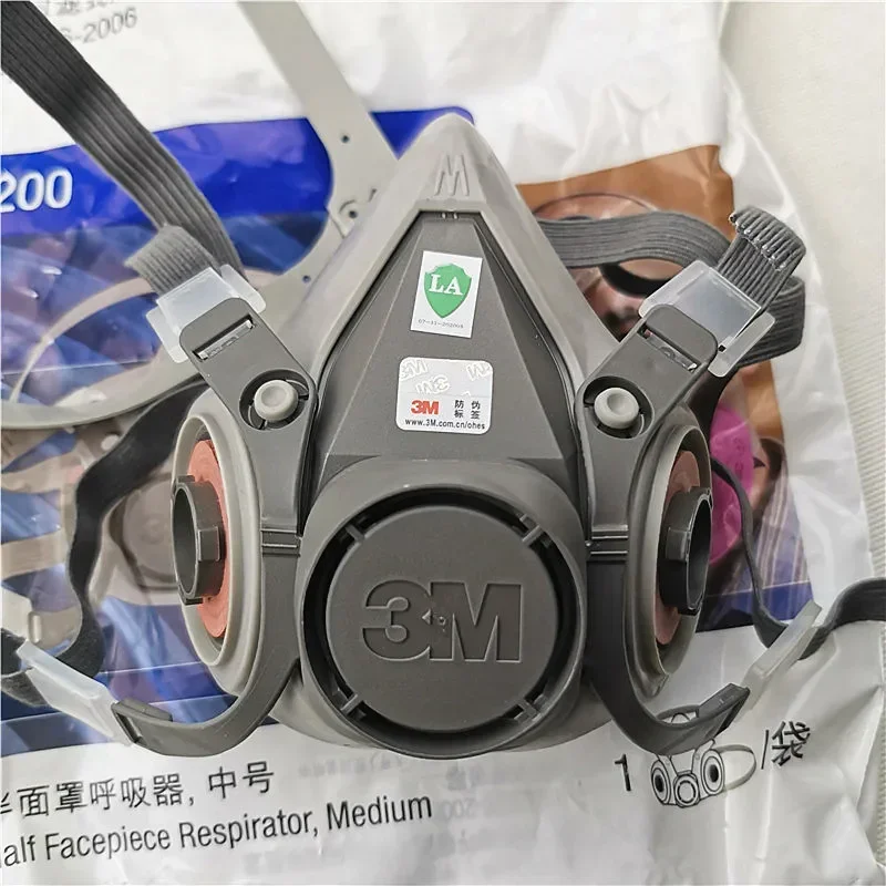 Респиратор противогаза 3M 6200 с фильтром 2091