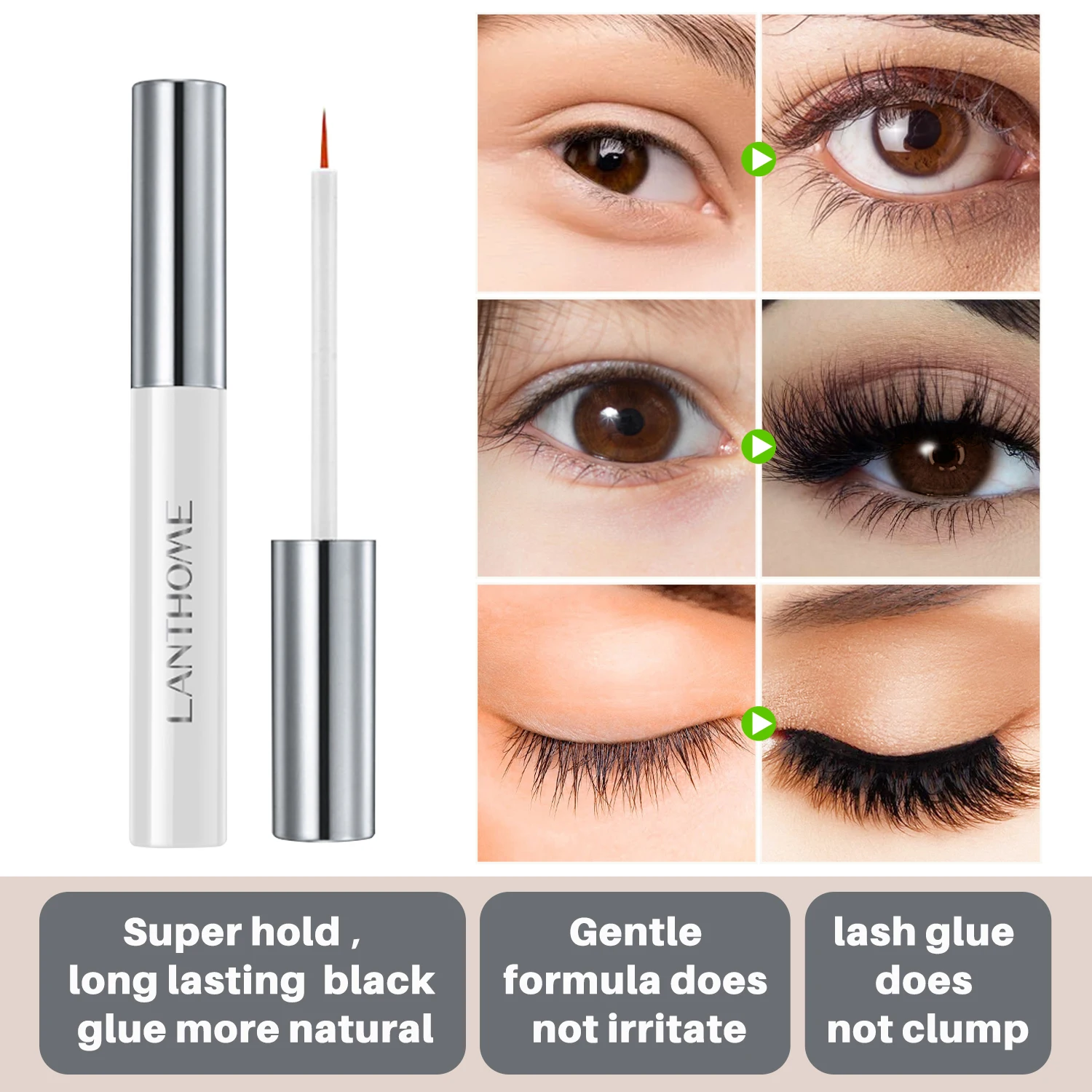 

Клей для наращивания ресниц, длительный прививка, клей для ресниц, быстросохнущий клей, черный клей, не раздражает макияж