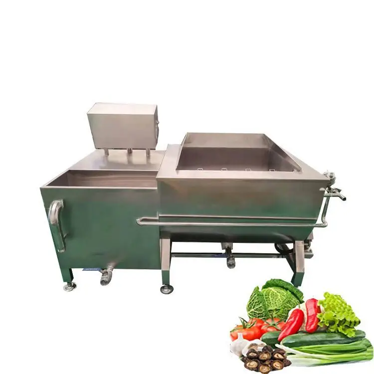 

Long service life fruit and vegetable cleaning machine