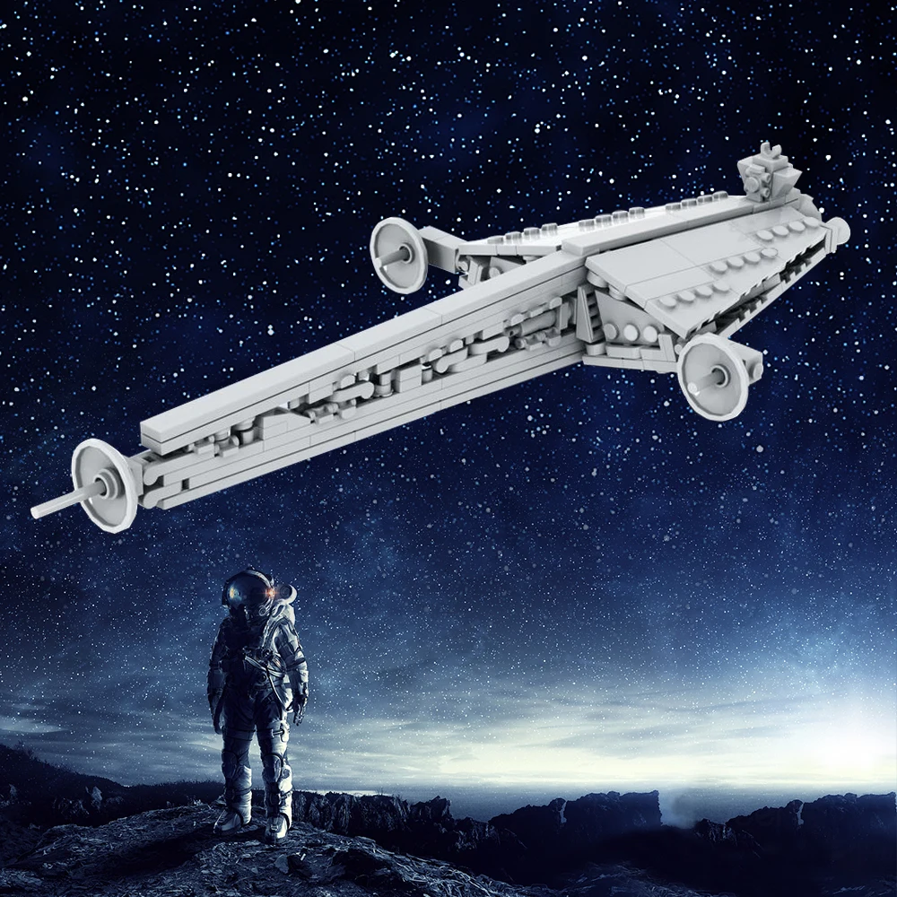 

Gobricks MOC Movie Cantwell-class Arrestor Cruiser Building Block Star Plan Model Toys DIY Collection Sets Child Christmas Gifts