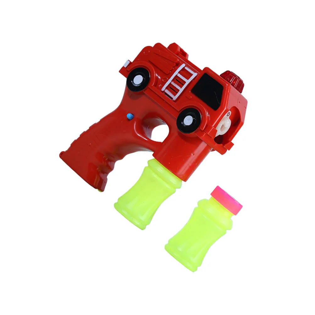 

1Pc Fully-Automatic Bubble Machine Creative Fire Fighting Truck Shaped Blowing Bubble Toy Funny Children Toys Wedding(with 2