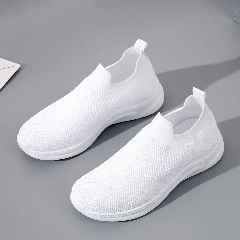 Shoes for Women Summer Woman Casual Sport Shoe Flats Casual Ladies Mesh Light Breathable Nursing Vulcanize Shoes