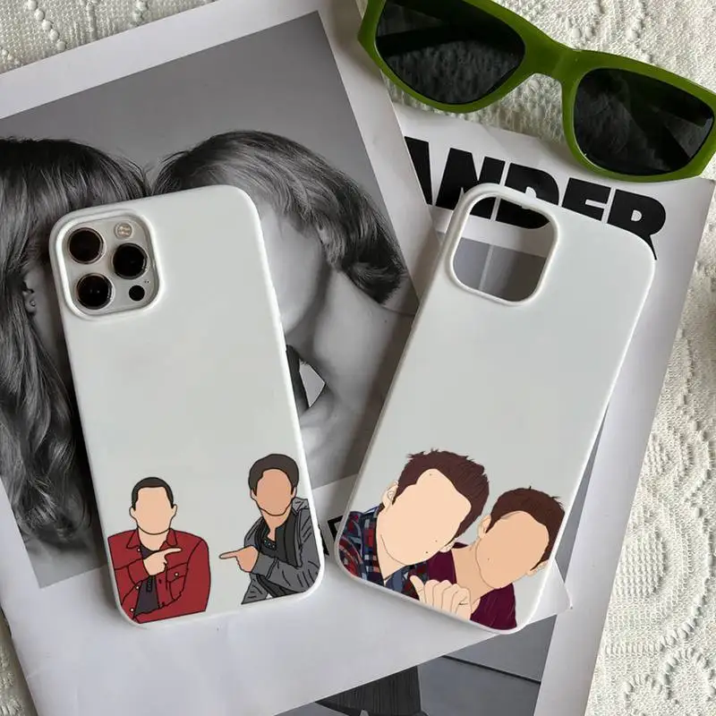 

Teen Wolf Dylan O'Brien Scott and Stiles Phone Case Candy Color for iPhone 6 7 8 11 12 13 s mini pro X XS XR MAX Plus