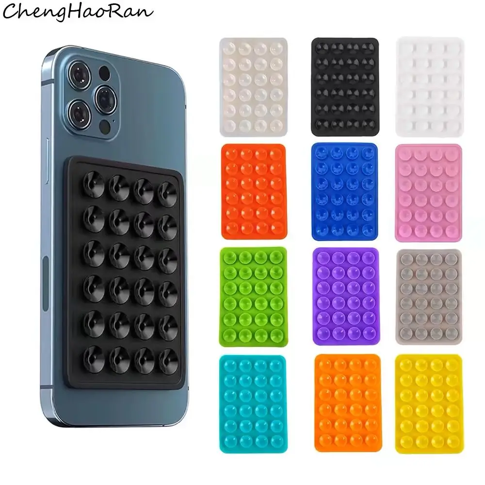 جراب هاتف شفط مثبت ، ملحق هاتف لاصق من Sillicon لأجهزة iPhone و andid ، لعبة التململ بدون استخدام اليدين