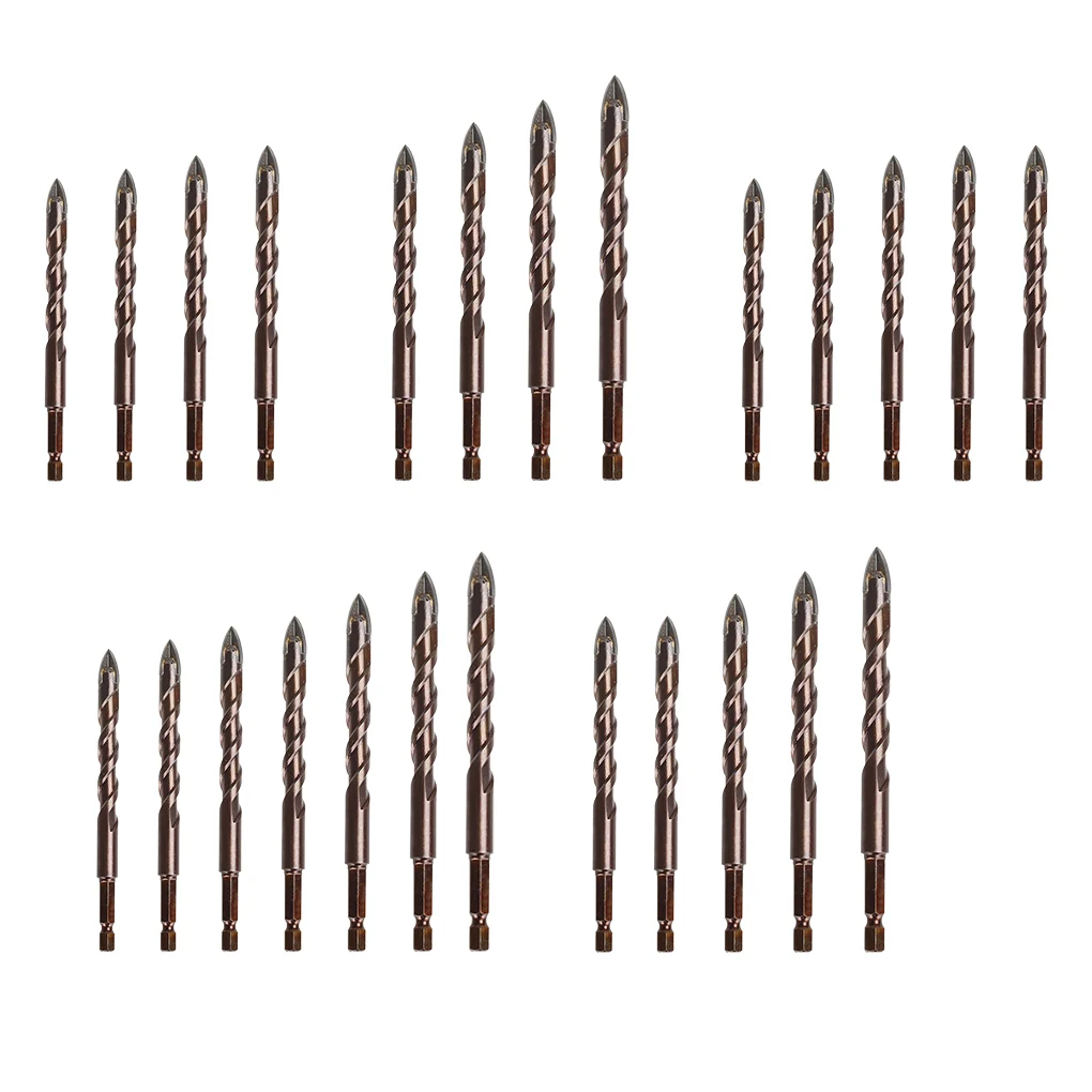 

Glass Tile Drilling Bits DIY Concrete Brick Ceramic Stone Hole Openers Alloy Alternative Reusable Portable Power