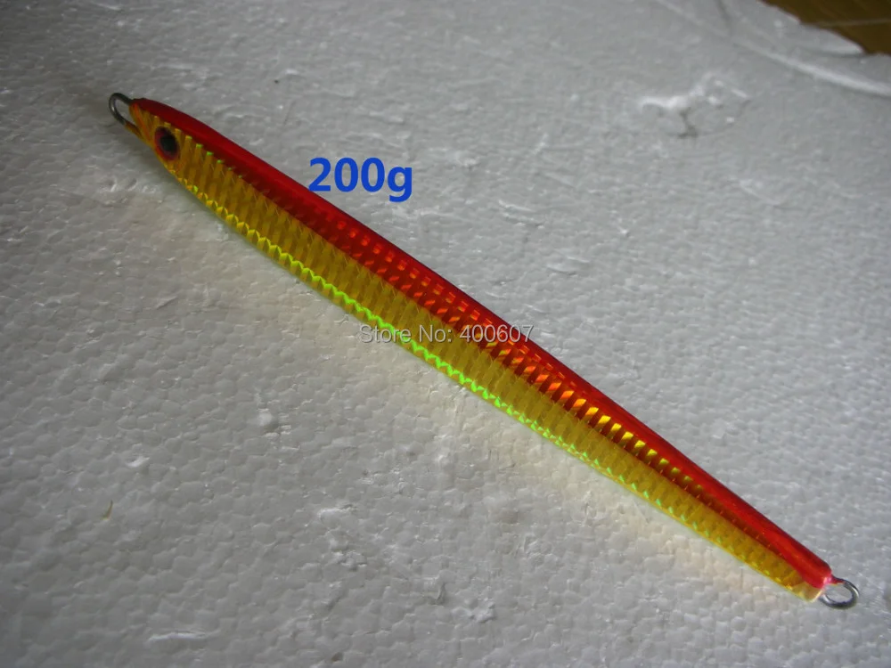 200 г металлический морской джиг для рыбалки в глубокой соленой воде свинцовая