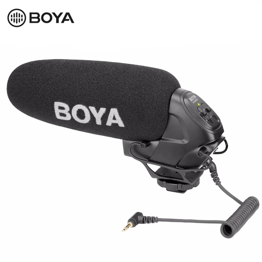

BOYA BY-BM3031 On-Camera Microphone PAD Switch: -10dB, 0, 20dB & 3.5mm Input for DSLR Cameras, Video Cameras, Recorders