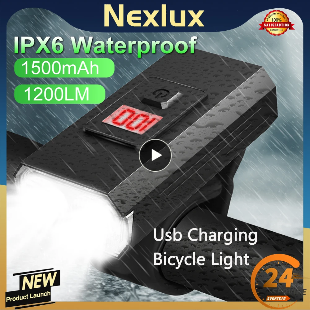 

Фонарик для велосипеда с Usb-зарядкой, 1200 лм