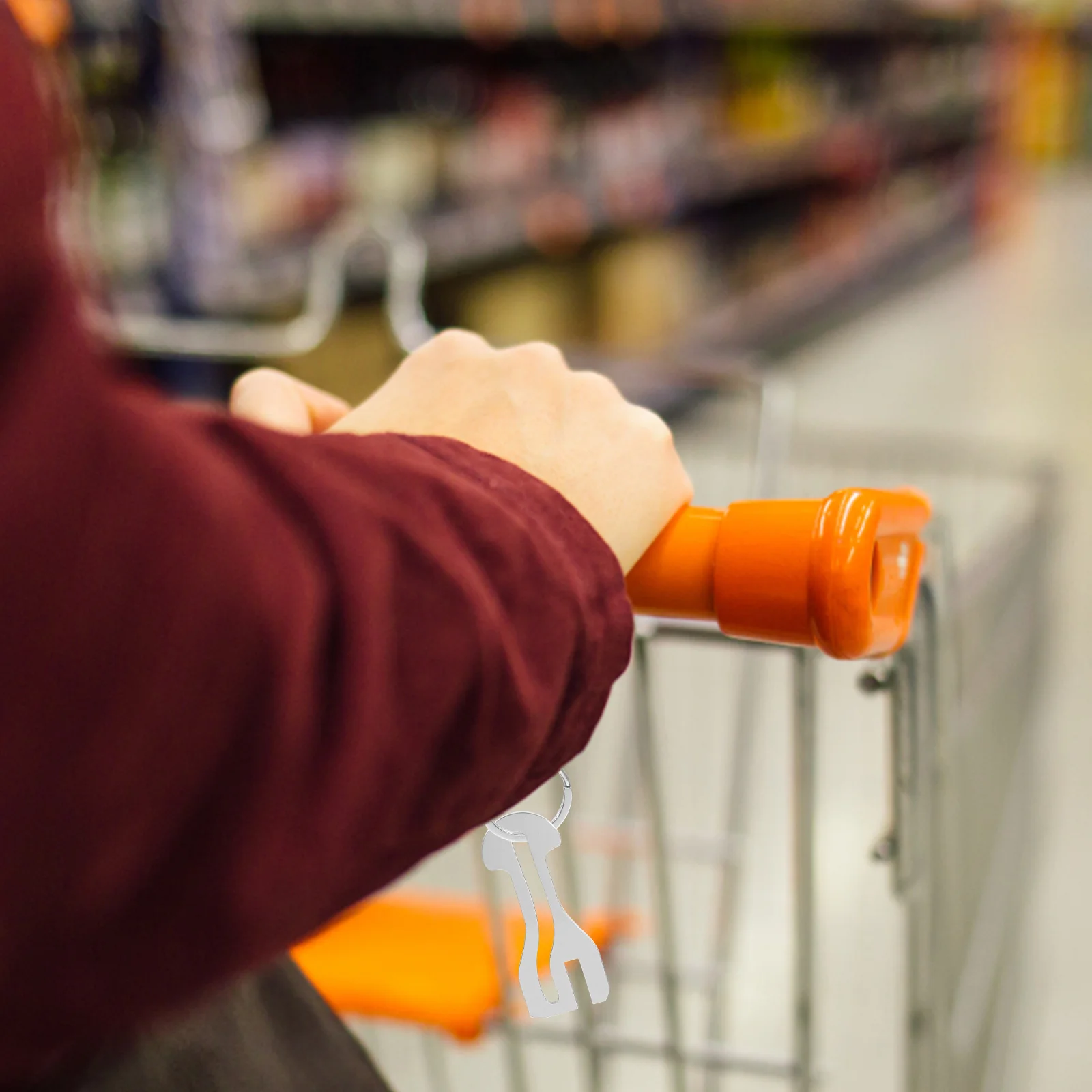 4 шт. тележка для покупок складной фургон брелок ключей подвесные брелки