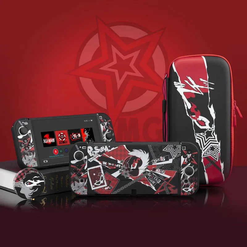 

Matte Hard Crystal Console Shell TV Dock Stand Protective Case For Nintendo Switch Oled NS Joy-Con Cover Controller Protector