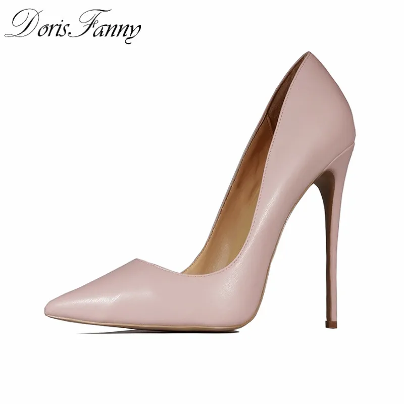 

Женские туфли-лодочки на высоком каблуке, с острым носком