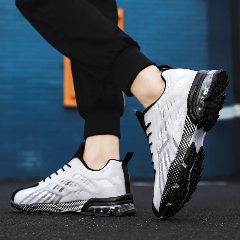 Men's Golf Shoes Mesh Breathable Fitness Golf Training Sneakers Men's Outdoor Lightweight Workout Jogging Shoes