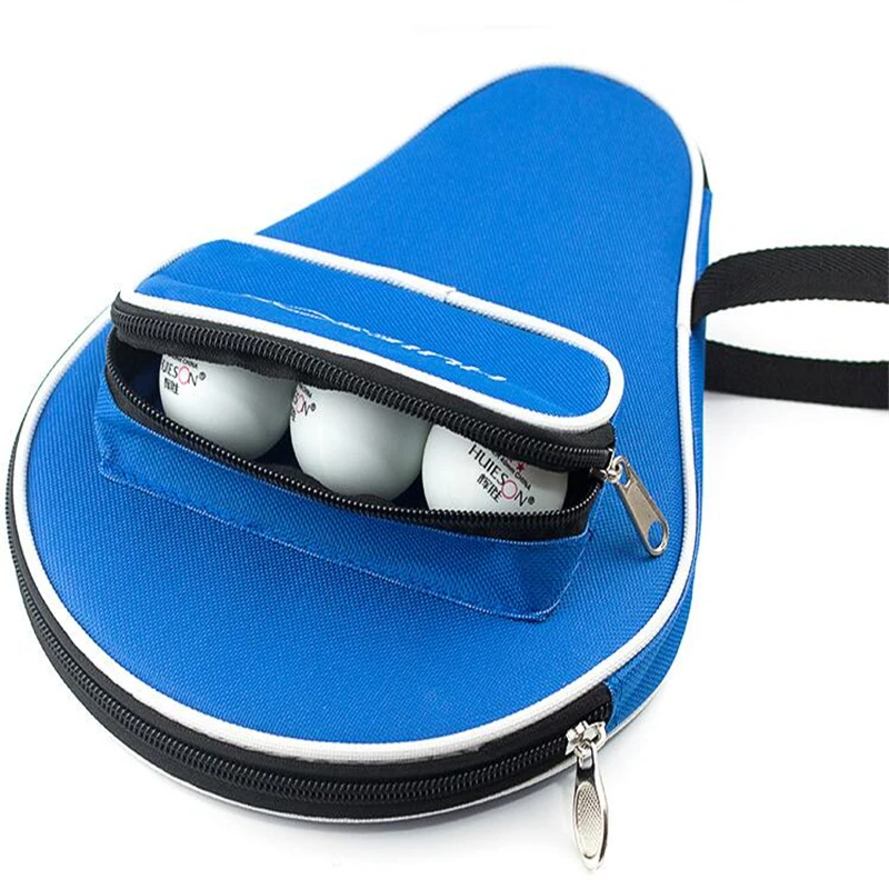 

Professional Oxford Table Tennis Racket Case with Outer Zipper Bag for Table Tennis Balls Table Tennis Accessories