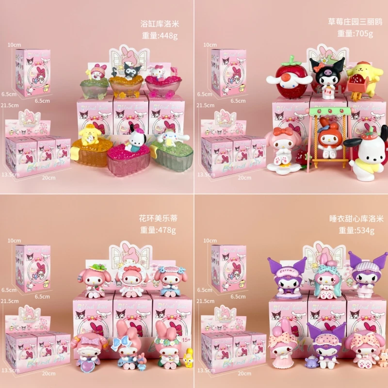 Новый Sanrio слепая коробка Hello Kitty Melody Werewolf Killer гадание Kuromi вечерние аниме кукла