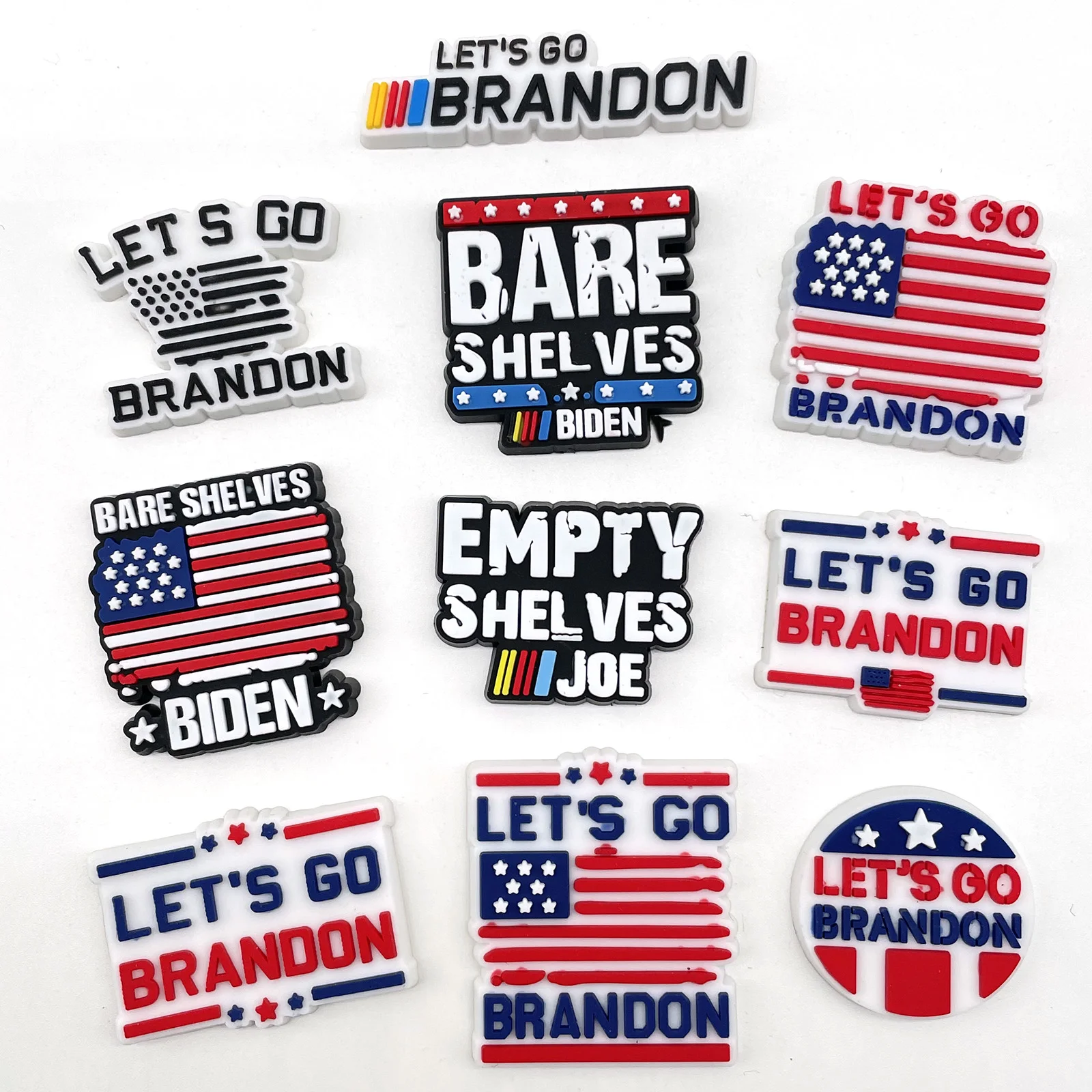 1 шт. забавные украшения для обуви в виде сандалии |