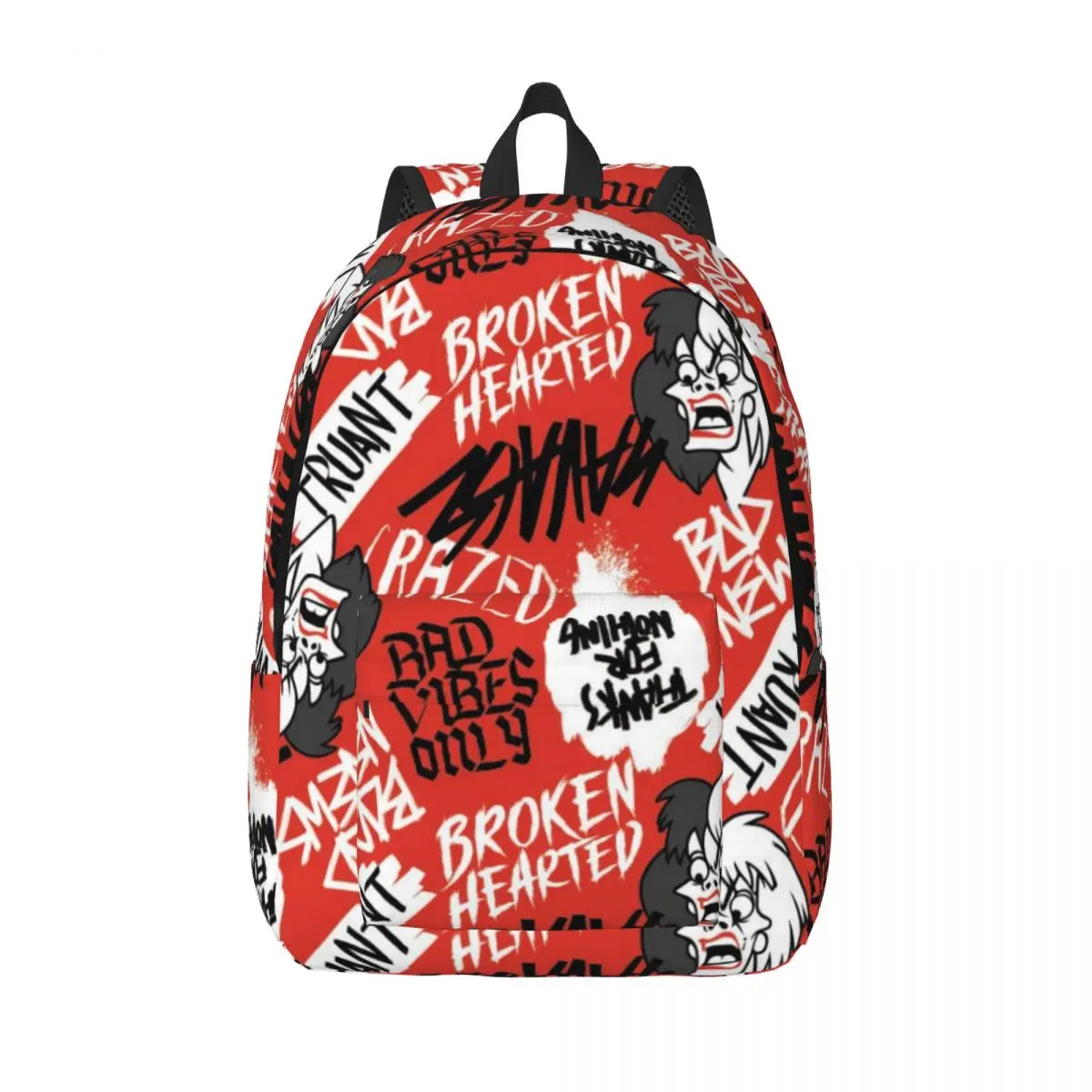 

Disney 101 Dalmatians Backpack for Preschool Kindergarten School Student Cruella De Vil Book Bags Boy Girl Kids Daypack Travel