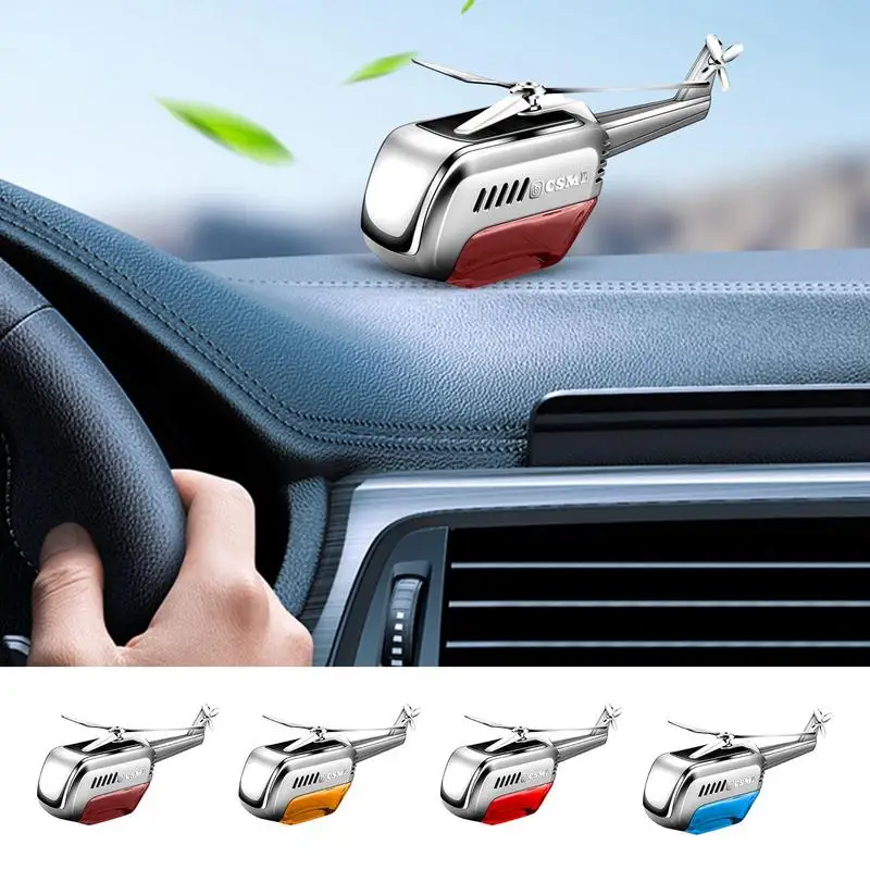 

Solar Car Air Freshener Interior car Aromatherapy Diffuser Helicopter Fragrance Auto Flavoring Supplies vehcile Accessories