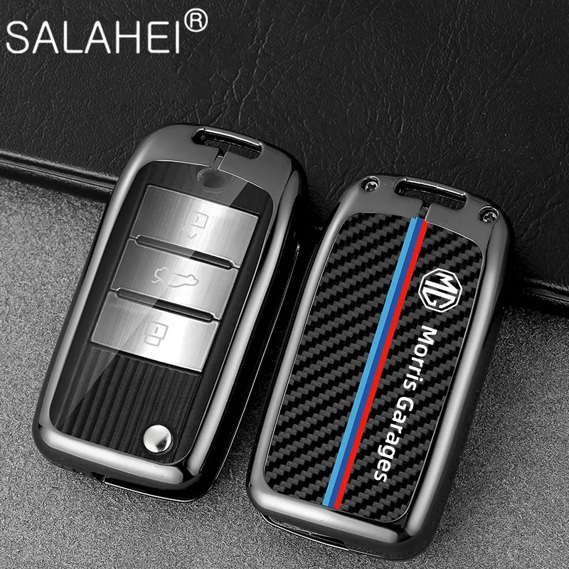 

Car Key Cover Case Holder Bag Shell Protector Fob For Saic MG MG3 MG5 MG6 MG7 ZS EV GT GS HS EHS EZS Auto Decoration Accessories