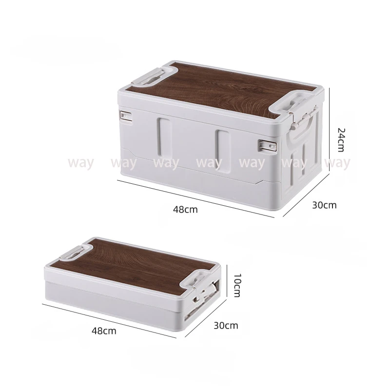 

Походный ящик для хранения объемом 35 л, вместительная переносная домашняя дорожная сумка для всякой всячины, универсальный автомобильный б...