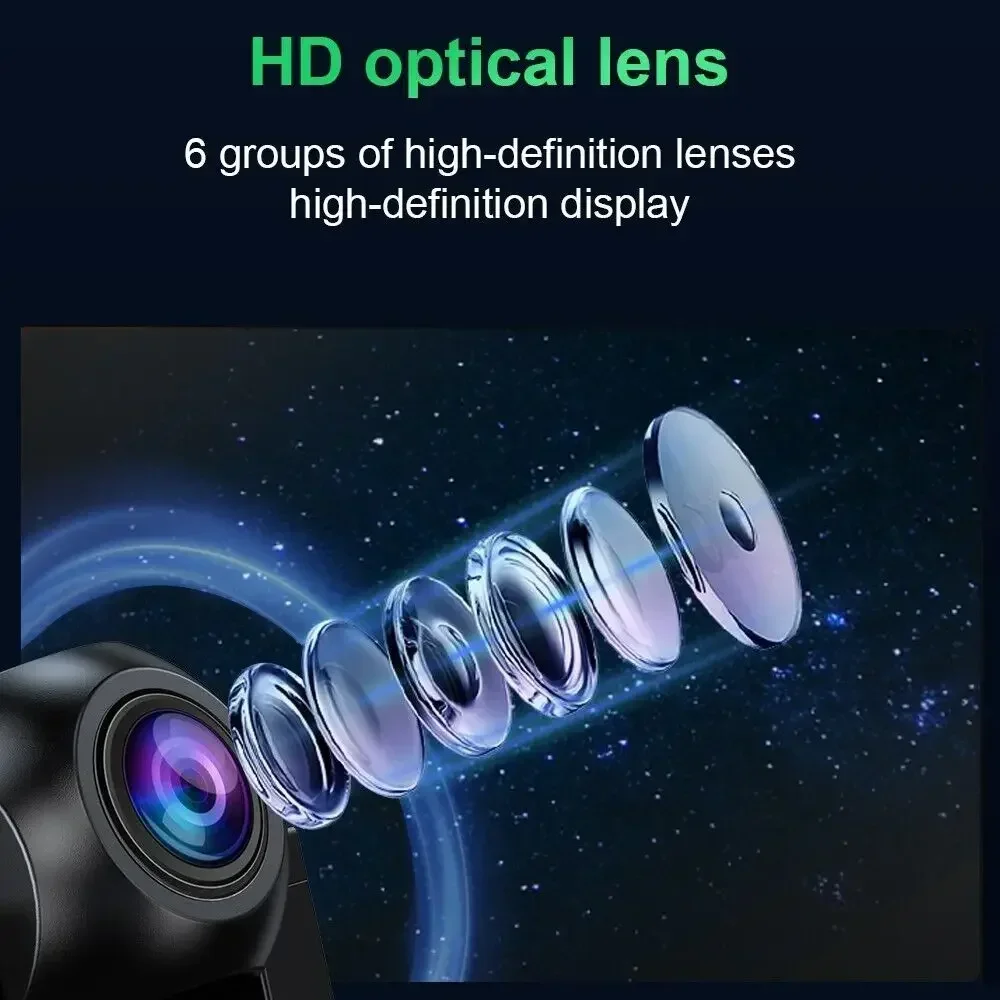 QueenDer Водонепроницаемая HD камера заднего вида для автомобиля передний вид сзади