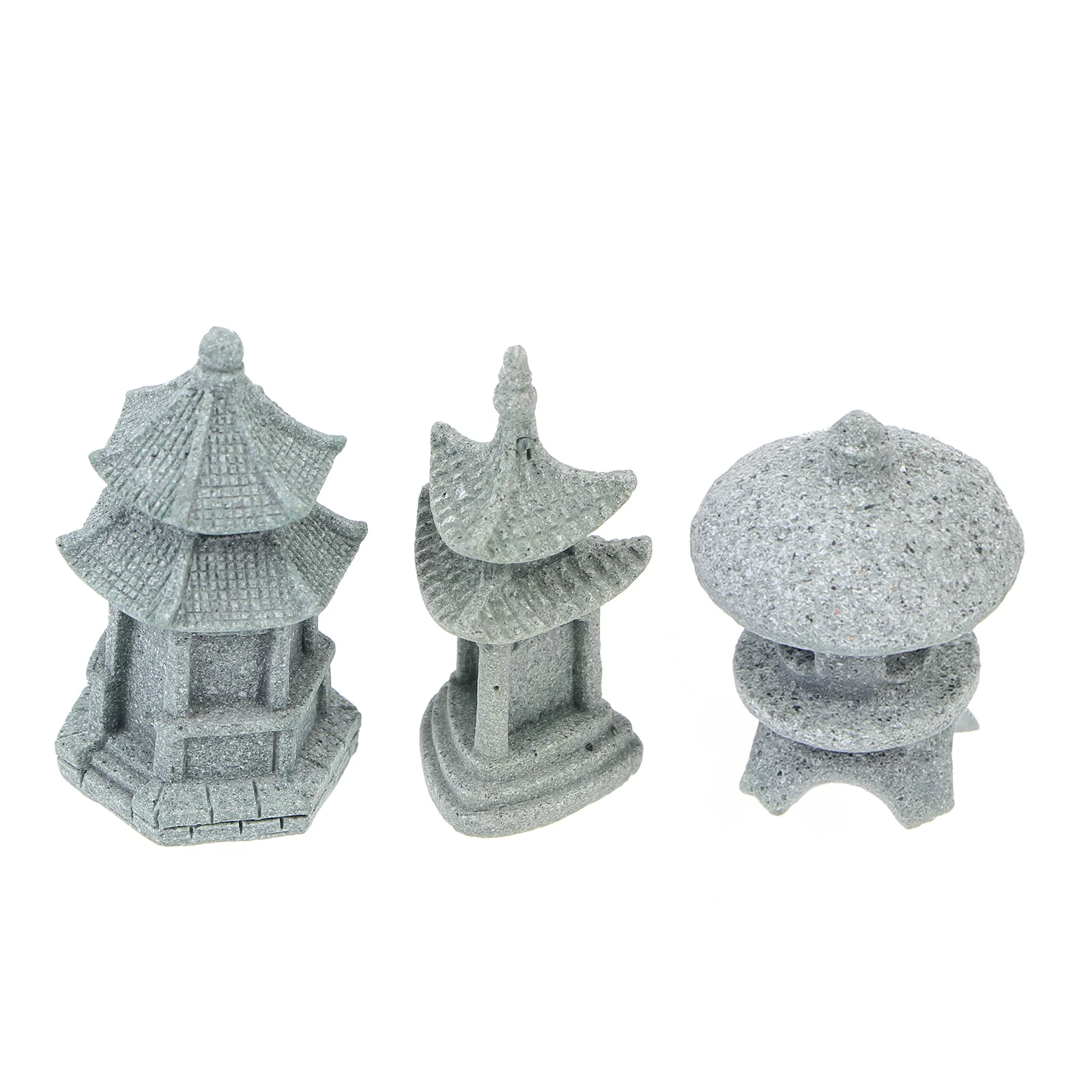 

Pagoda Statue Garden Miniature Mini Decor Lantern Zen Figurines Bonsai Figurine Decoration Tower Japanese Asian Chinese