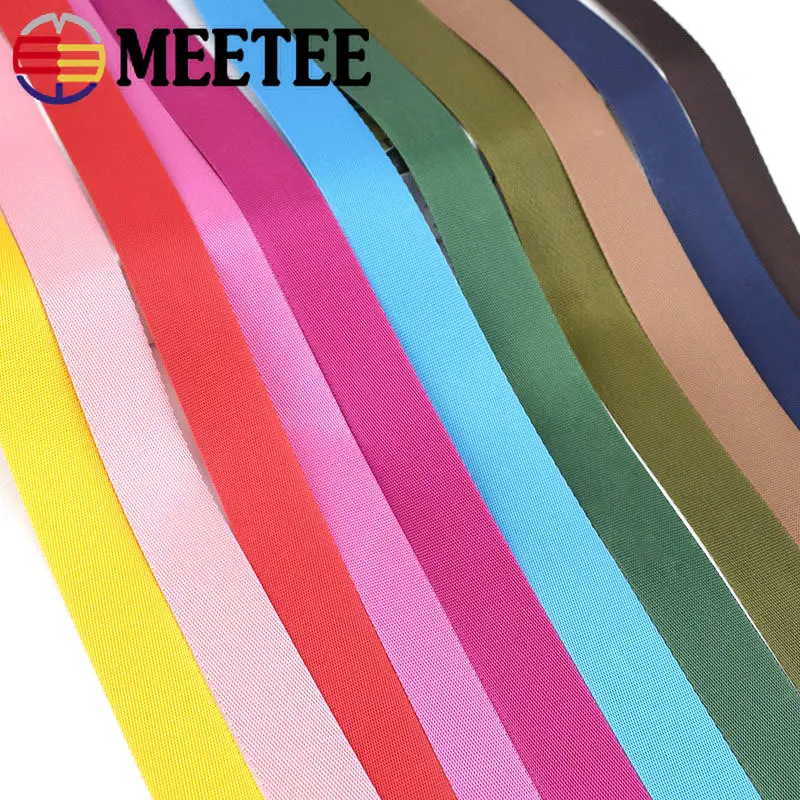 

1Pc(45Meters) Nylon Webbing 20-50mm Decorative Ribbon Shoulder Bag Strap Backpack Tape Safety Band Belt DIY Sewing Accessories