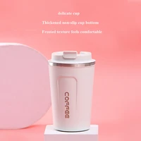 stainless steel vacuum coffee cup portable simple car accompanying student gift insulation water cup