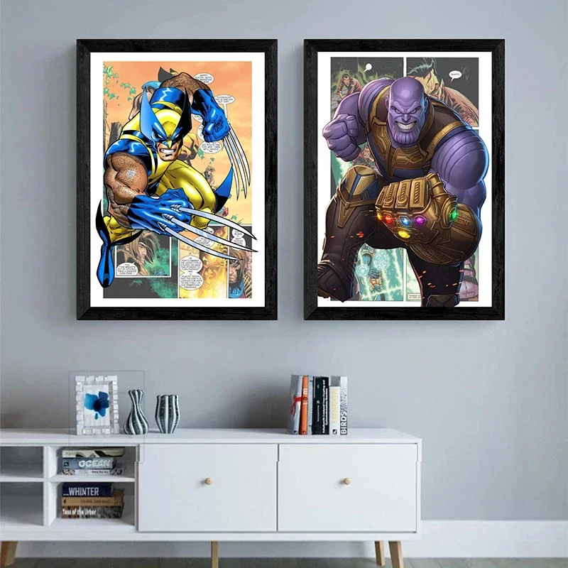 Miniso Disney Marvel Мстители постер