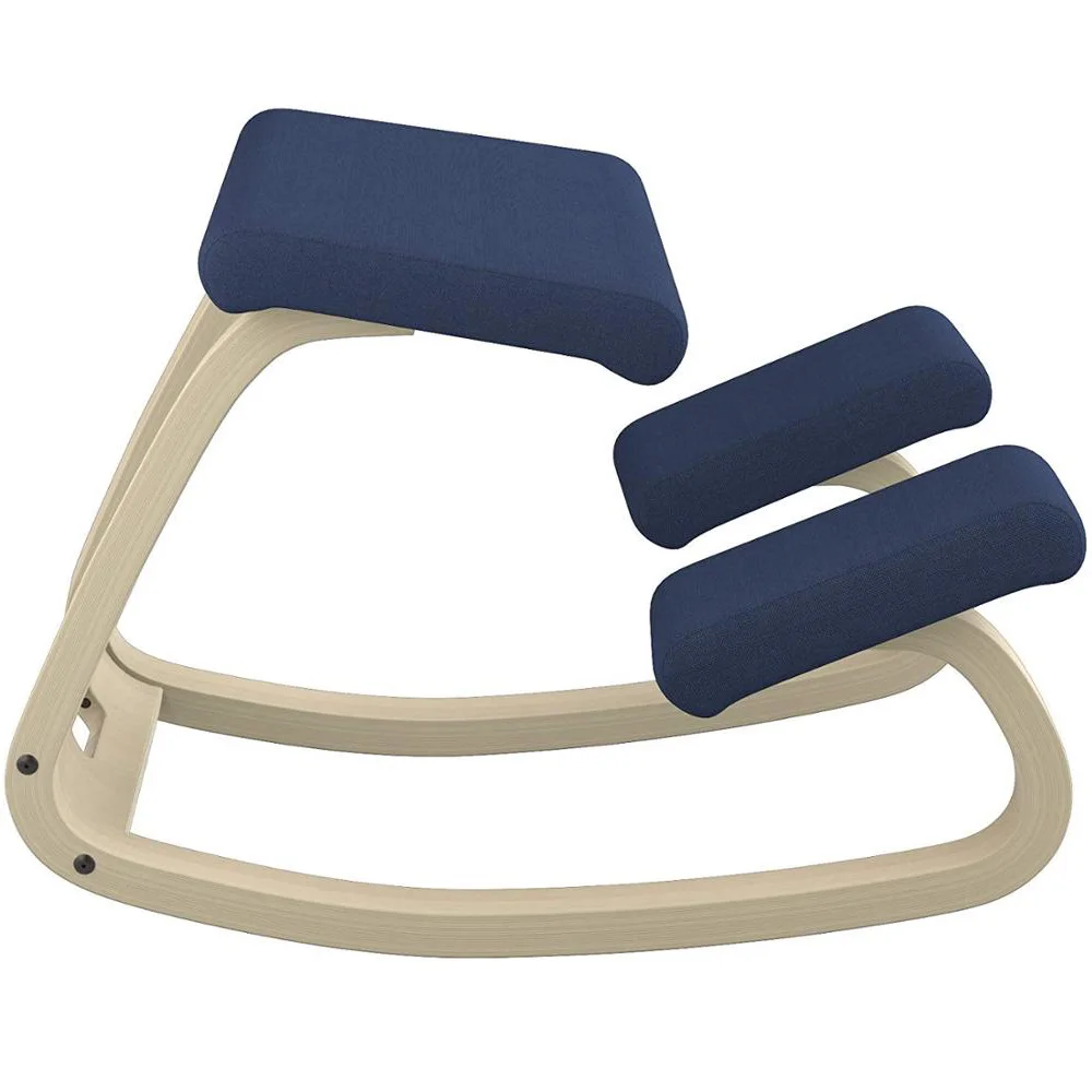 

Ergonomic Kneeling Chair Stool Furniture Rocking Wooden Kneeling Computer Posture Chair Design correct posture anti-myopia chair