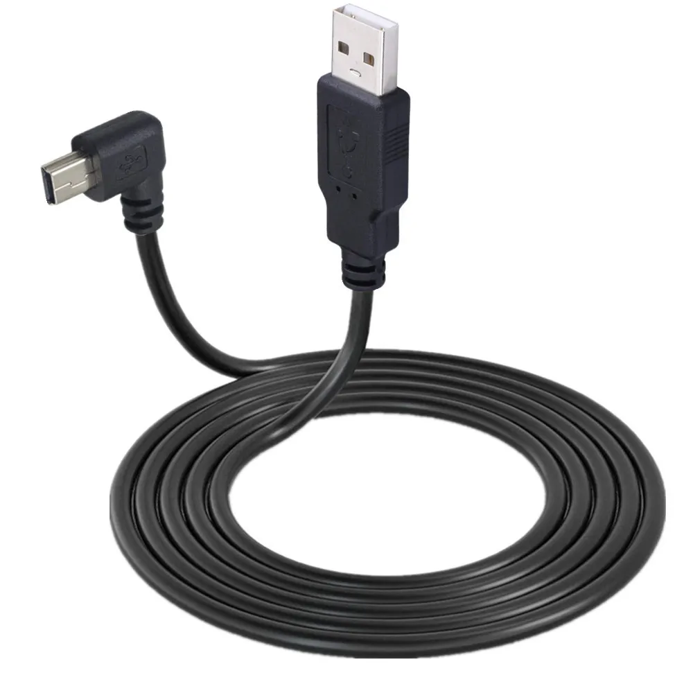 

Mini usb to USB Cable USB 2.0 Male to Mini USB2.0 5pin UP Down Left Right Angled 90 Degree Cable for Camera MP4 Tablet 0.25m-3m