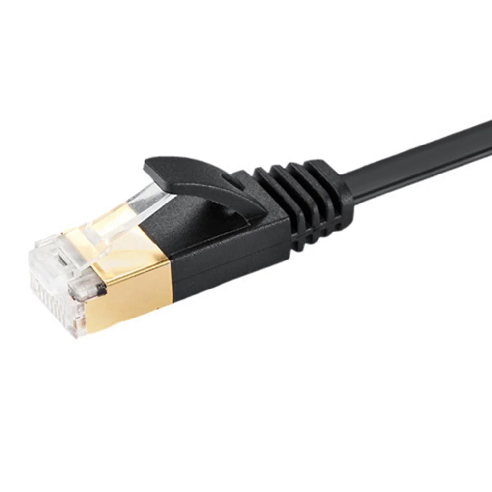 

Высокоскоростной офисный Ethernet-кабель Cat7, 15 м, патч-корд, Lan сеть, 600 МГц, модемные аксессуары, роутер плоский для ноутбука, 10 Гбит/с, ПВХ