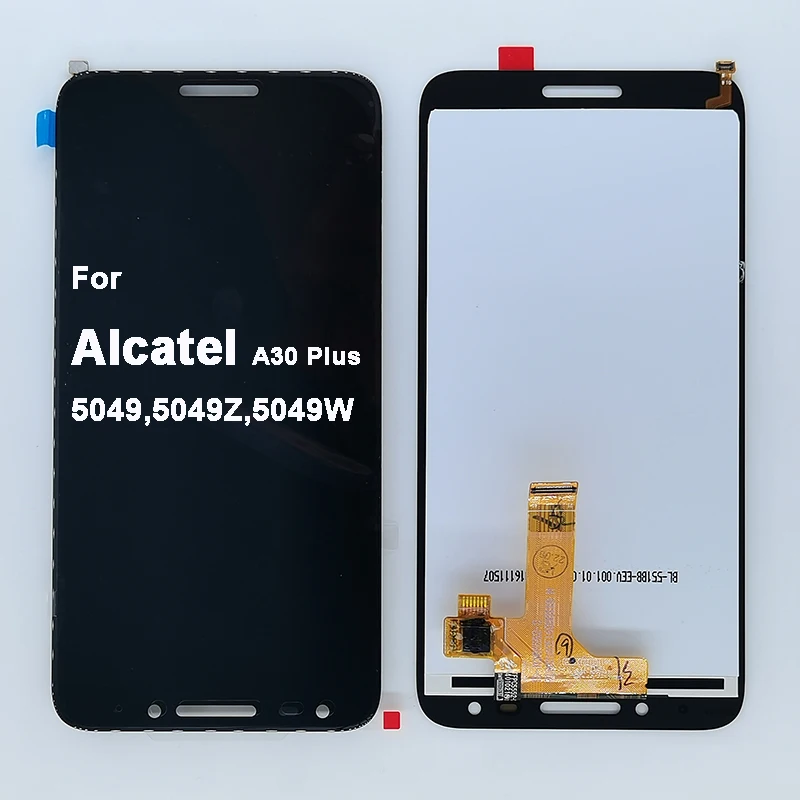 ЖК-дисплей 5,5 дюйма для Alcatel A30 Plus 5049, сенсорный экран для T-mobile 5049Z 5049W OT5049, сменный ЖК-дисплей в сборе