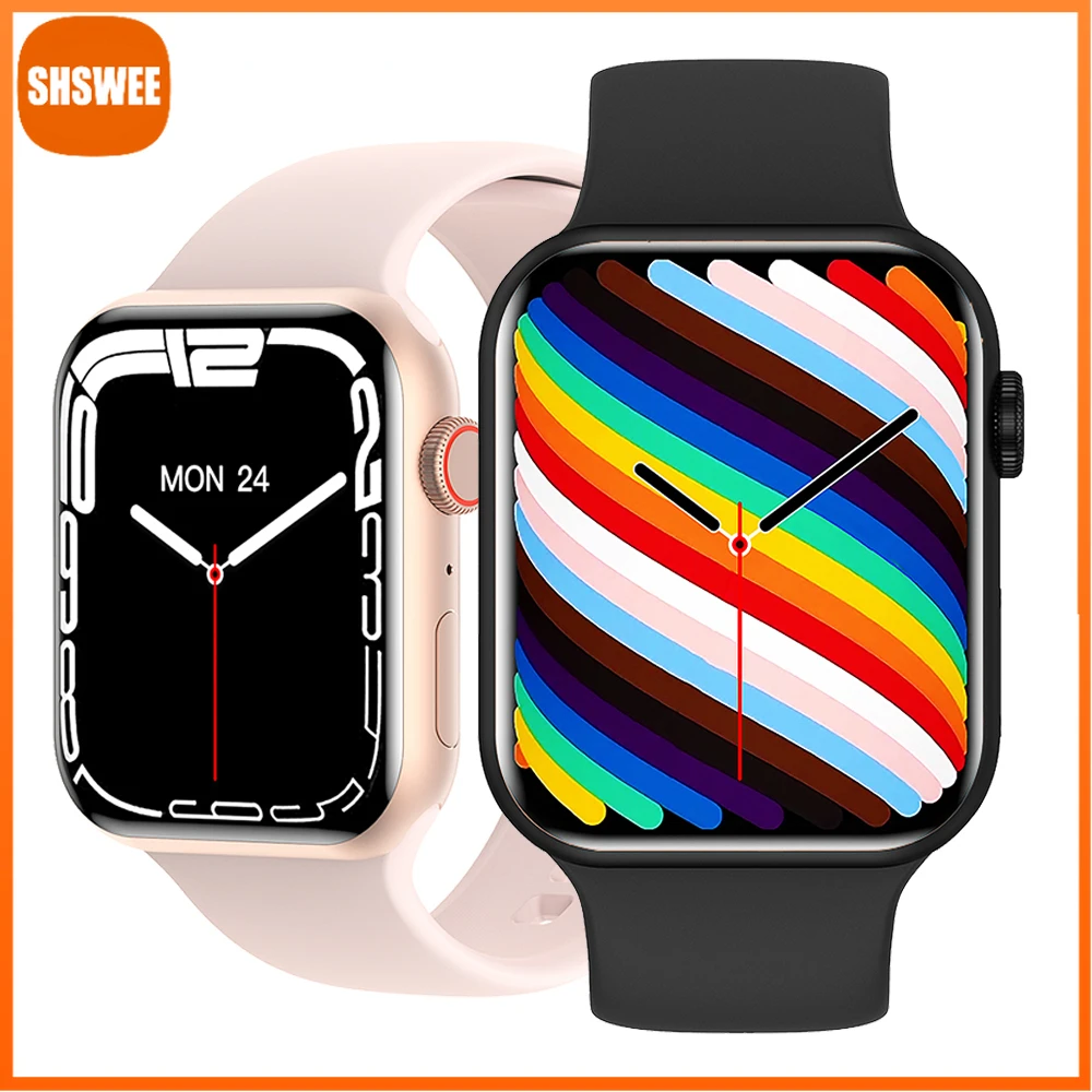 

Смарт-часы для мужчин и женщин, умные часы с 7 часами, с функцией Bluetooth, NFC, с беспроводным зарядным устройством, для Xiaomi, Huawei