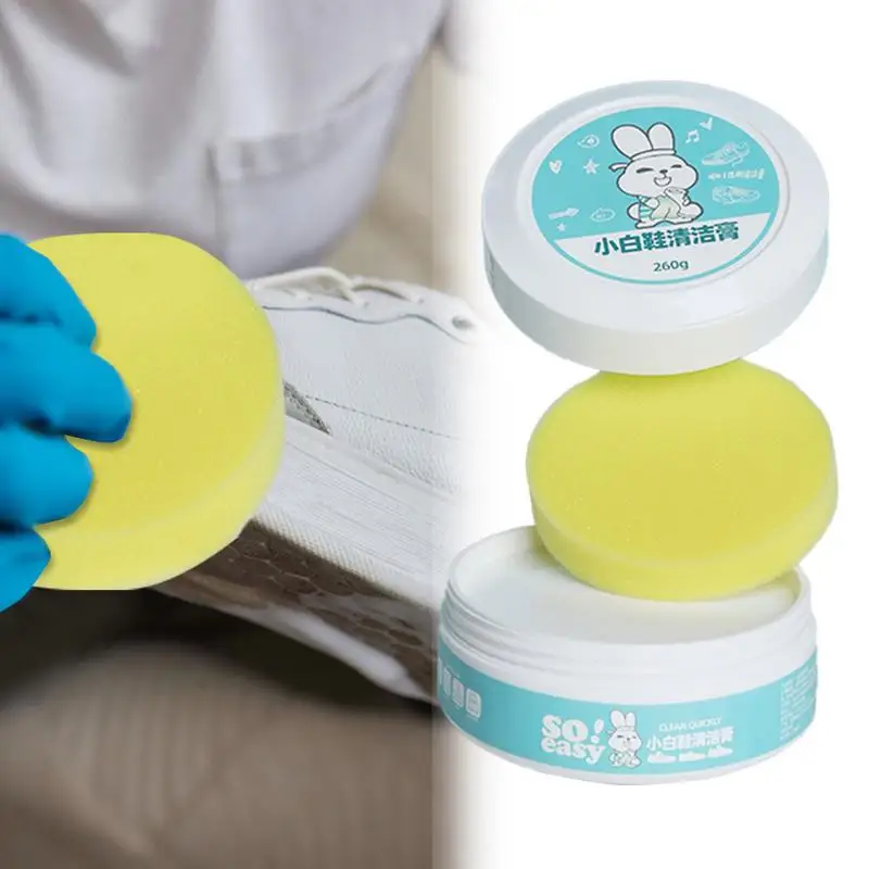 Многоцелевой очищающий крем для обуви средство удаления пятен мощное удобное