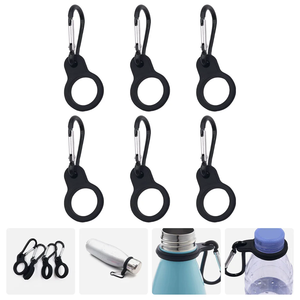 

Bottle Water Holder Carrier Clip Carabiner Professional Accessories Buckle Outdoorsilicone Hiking Resistant Wear Ring Walking