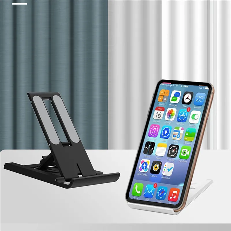 

Складной Настольный держатель, портативная мини-подставка для мобильного телефона для iphone 13 Pro Max iPad Xiaomi, Настольный кронштейн, Портативная ...