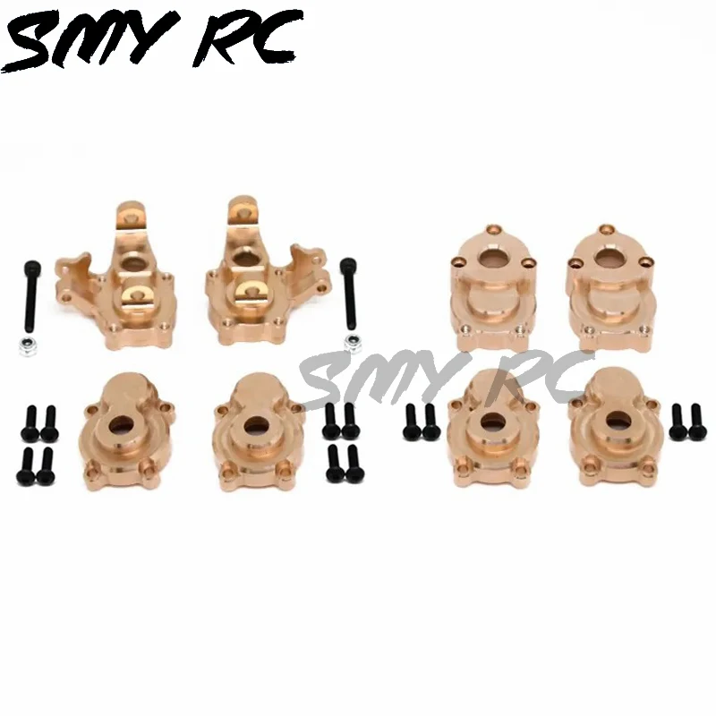Латунные корпуса шестерен портальной оси для Absima CR1.8 Yucatan CR3.4 SHERPA YK4082 YK4102
