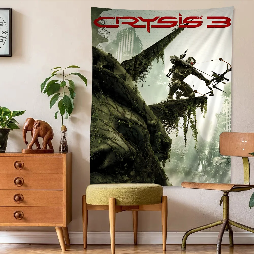 Игра C-Crysis Гобелен Художественная печать Дешевые хиппи Настенные богемные