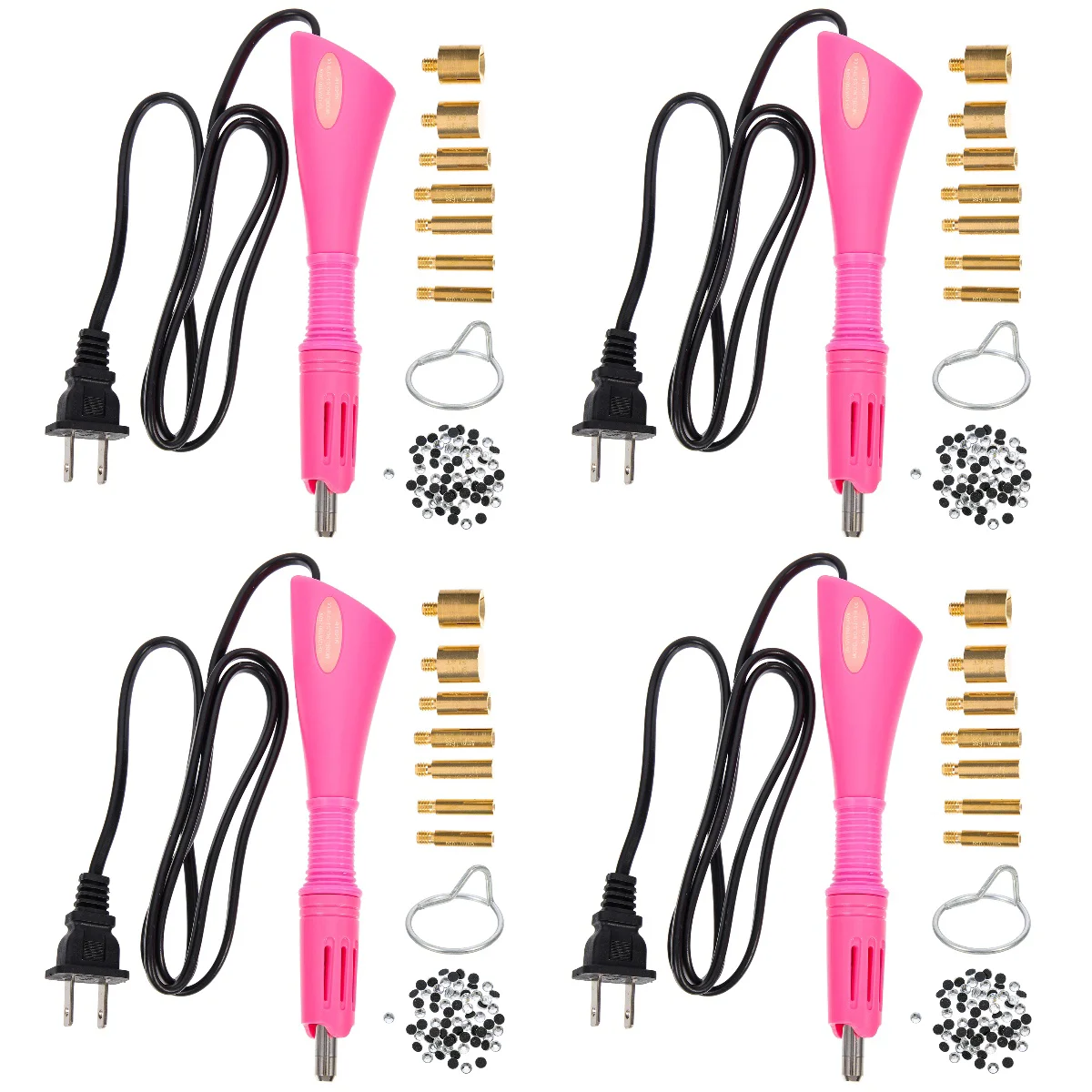 

4 Sets Applicator Fix Rhinestones Tools Fix A Flat Drilling for House Indoor