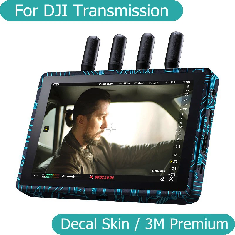 

Прозрачная виниловая пленка для передачи данных DJI, беспроводной видеопередатчик, комбинированная Защитная Наклейка для корпуса, защитное покрытие