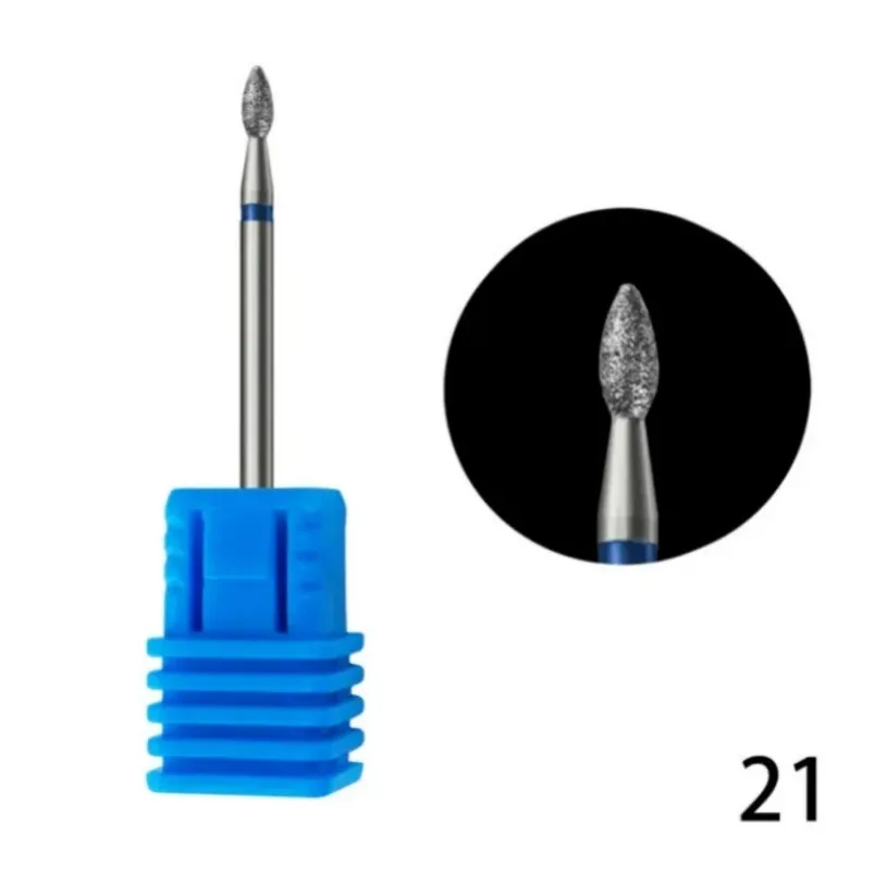 Набор сверл для маникюра комплект из 1 алмазных насадок удаления омертвевшей