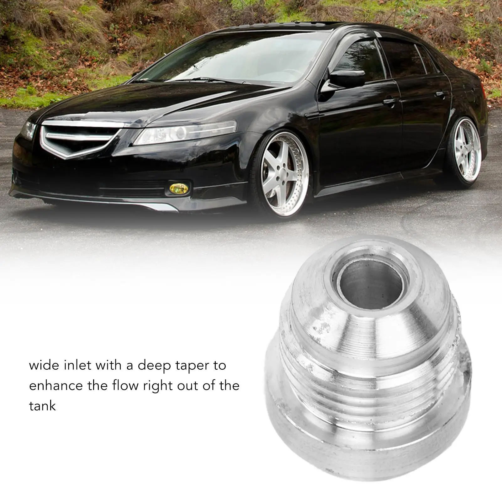 8AN Приварной металлический переходник для шланга — непроницаемый автомобильных