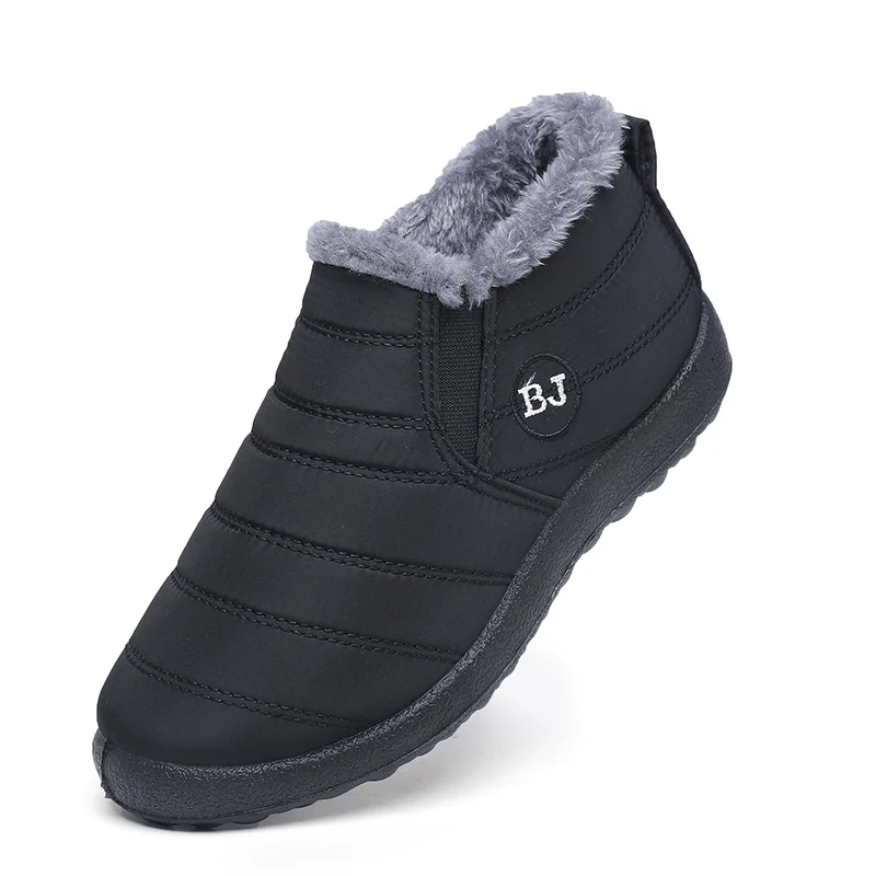 Snow Warm Boots Men Fashion Winter Lightweight Shoes For Couple Waterproof Ankle Footwear Men's Work