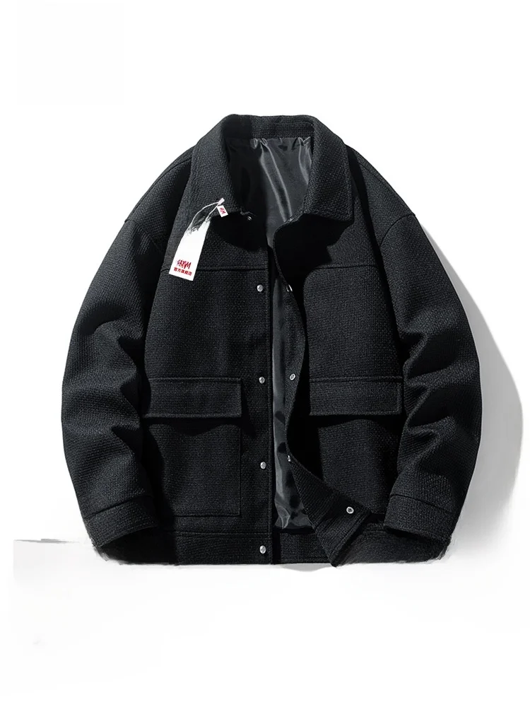 HM Ретро куртка-карго мужская весенне-осенняя модная свободная верхняя одежда с