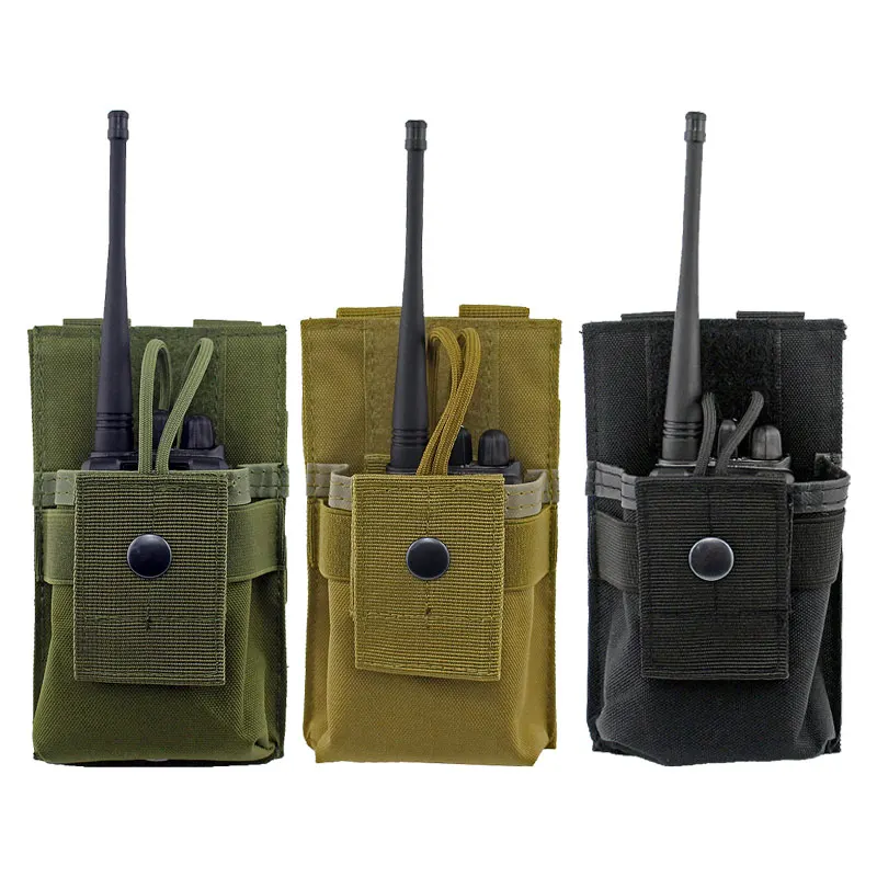 

1000D Tactical Molle Radio Walkie Talkie Pouch Waist Bag Holder Pocket Magazine Pouch Mag Holster Carry Bag for Hunting Camping