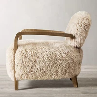 Creative Light Luxury Fabric Living Room Chairs 5