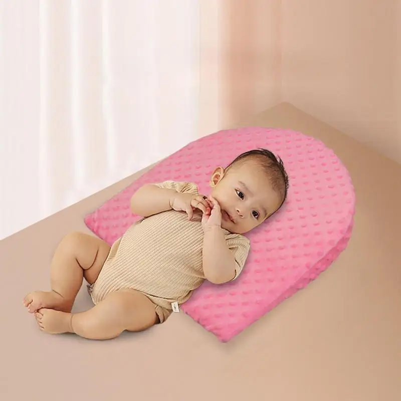 

Wedge Pillow Elastic Baby Wedge Pillow With Removable Cover Portable Bedding Accessories For Strollers Early Learning Center