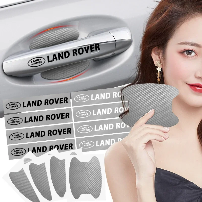 Наклейка на дверь автомобиля 8 шт. защитная пленка от царапин для ручек Стайлинг